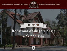 Tablet Screenshot of hotel-dobrodziej.pl